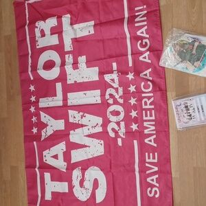 Taylor swift bundle party with banner flag